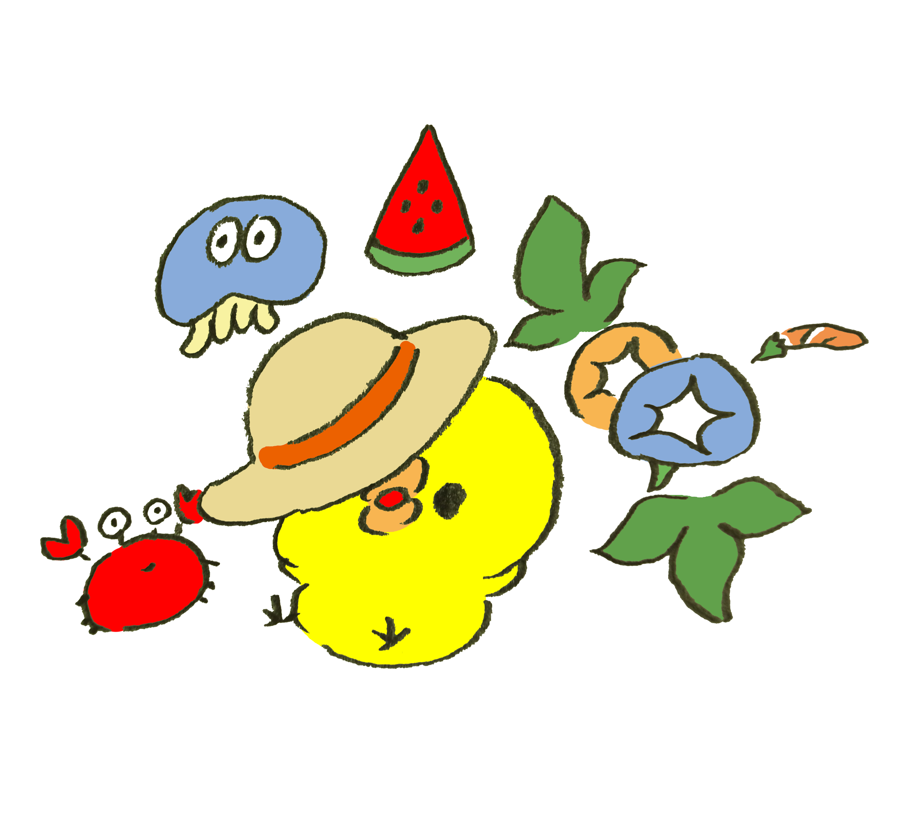 夏 可愛い イラスト詳細 3位