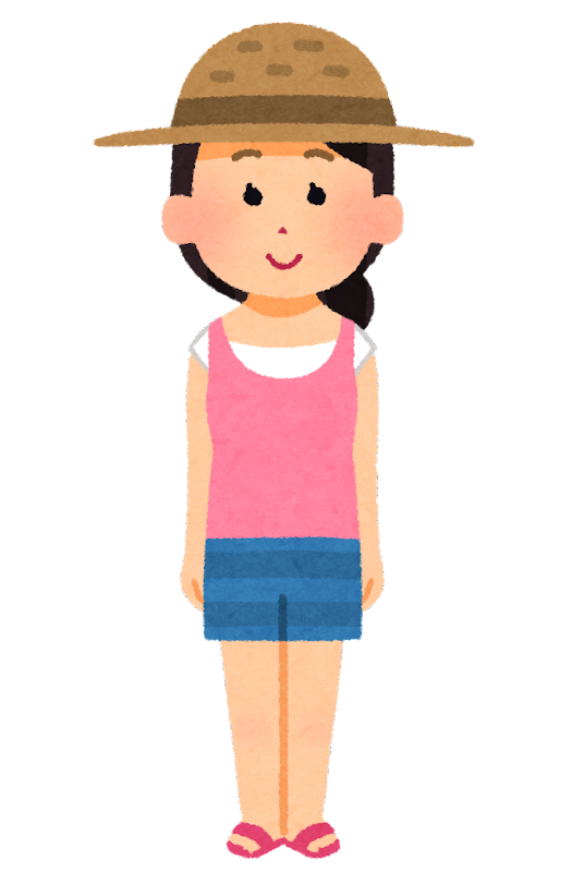 夏 女の子 イラスト - KibrisPDR