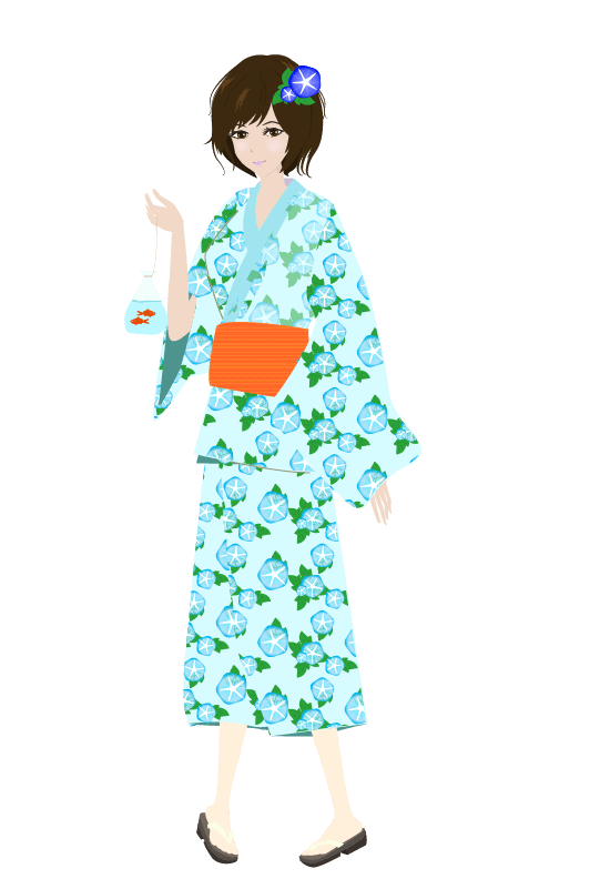 夏 女の子 イラスト おしゃれ詳細 8位
