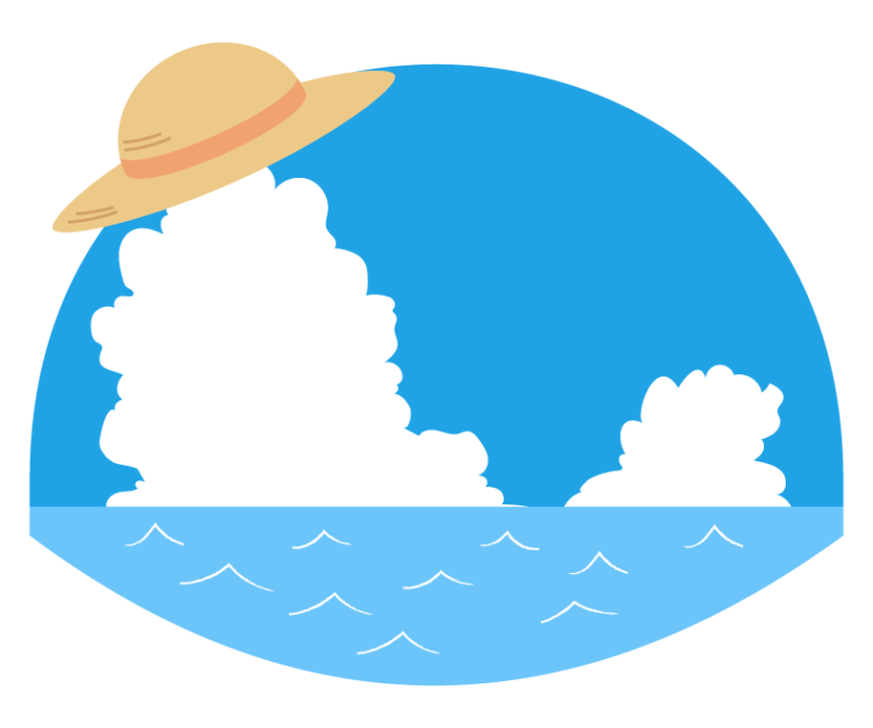 夏 景色 イラスト詳細 2位