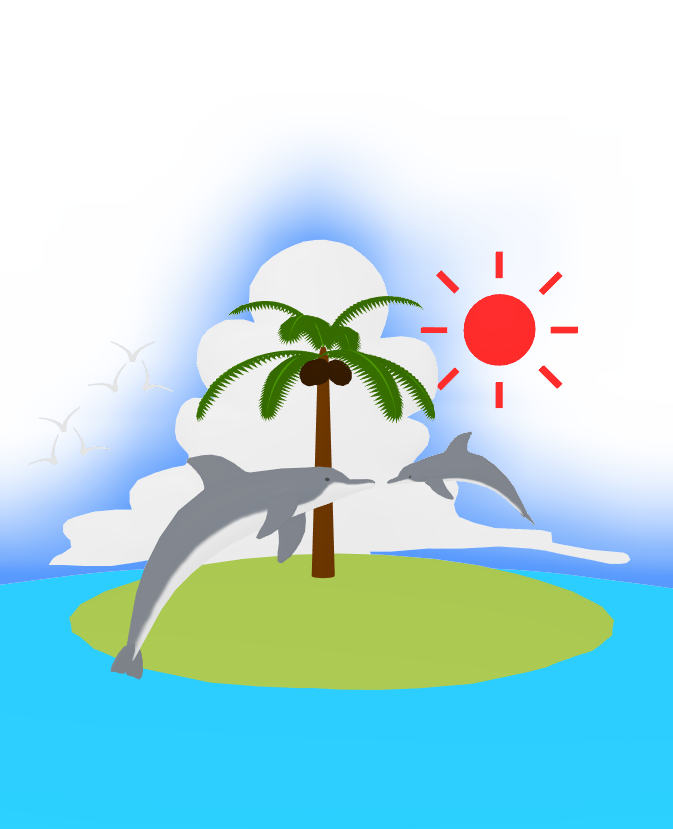 夏 景色 イラスト詳細 5位