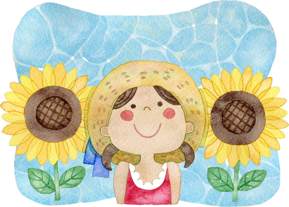 夏 水彩 イラスト詳細 13位
