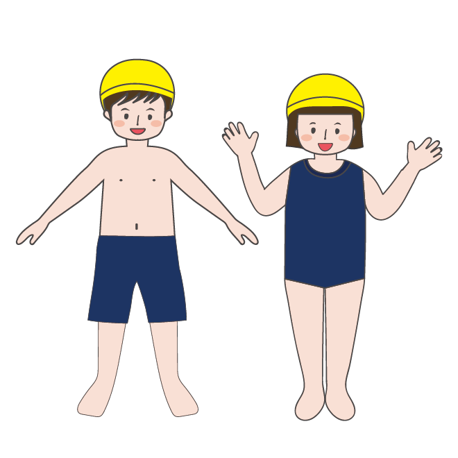 夏 水着 イラスト詳細 7位