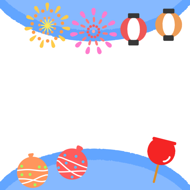夏 祭り イラスト 背景詳細 3位