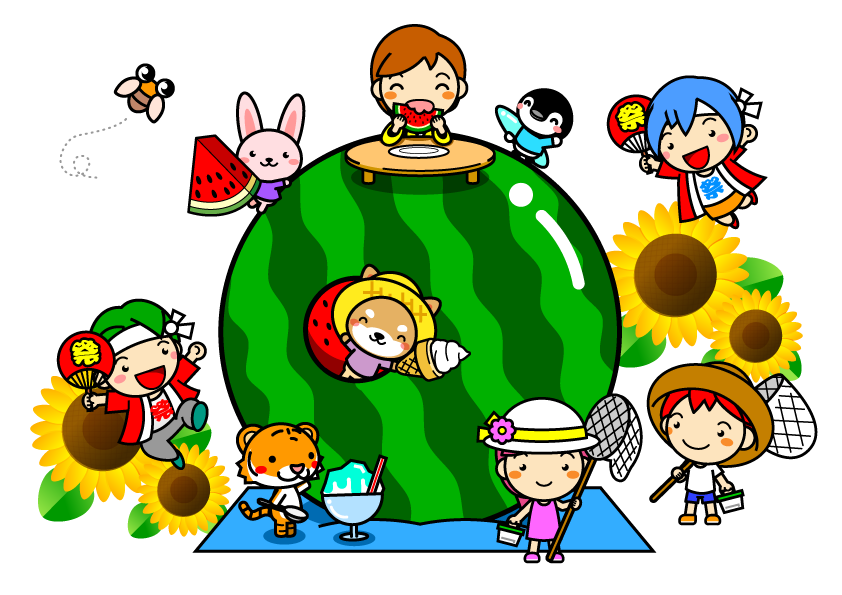 夏休み イラスト 無料詳細 10位