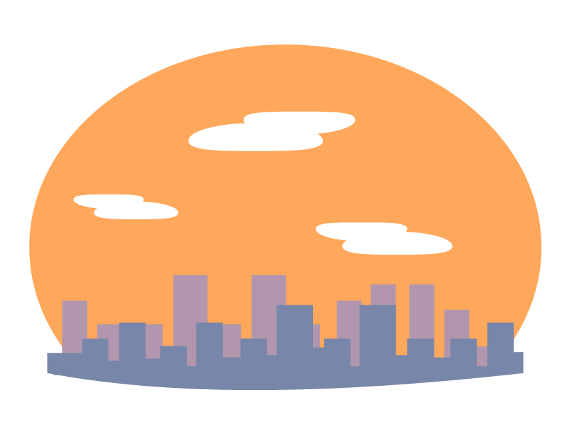 夕焼け 雲 イラスト詳細 6位