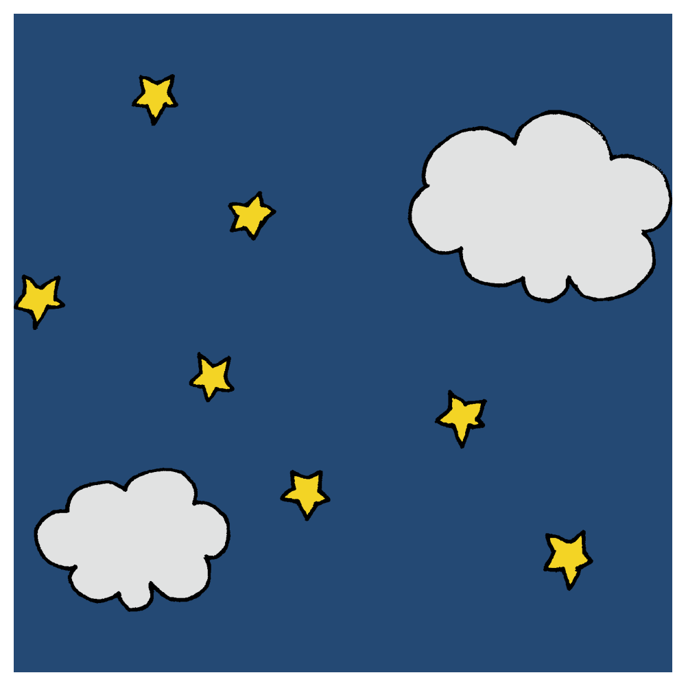 夜空 の イラスト詳細 3位
