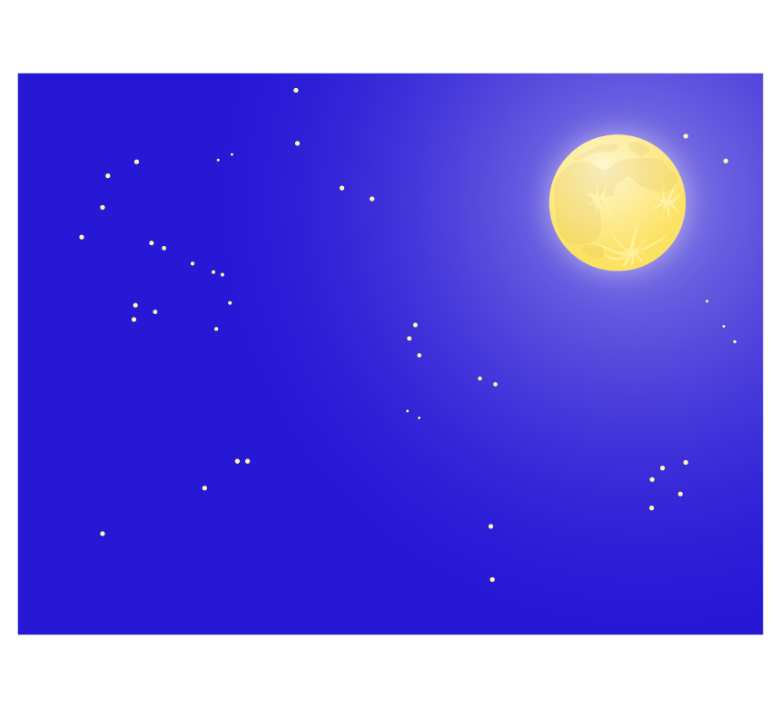 夜空 背景 イラスト詳細 3位