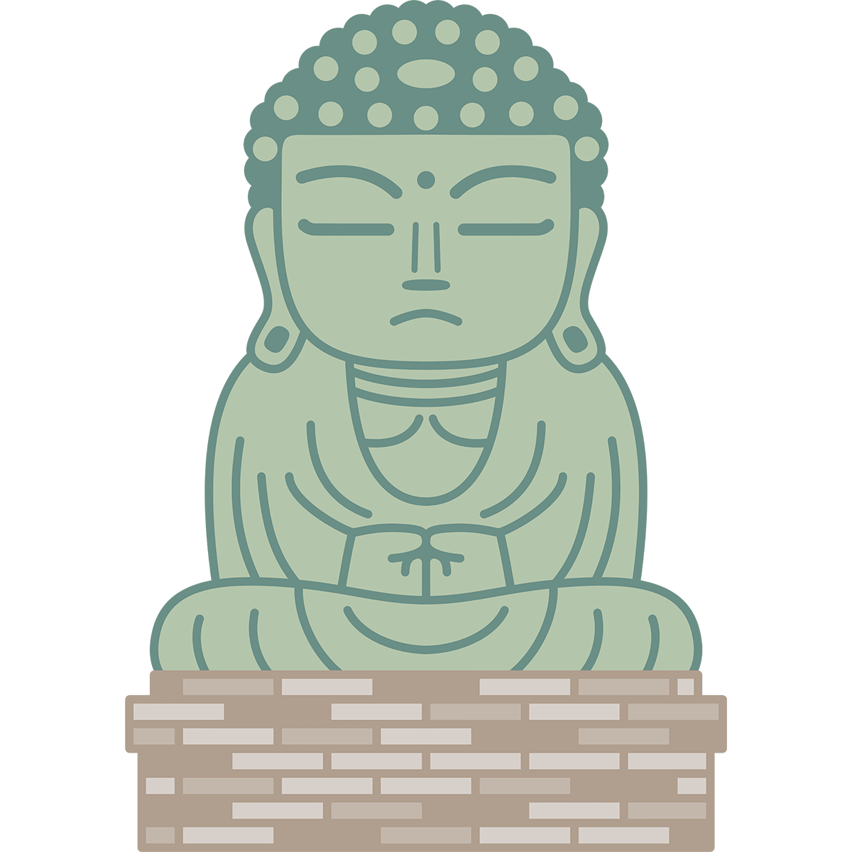 大仏 イラスト詳細 7位