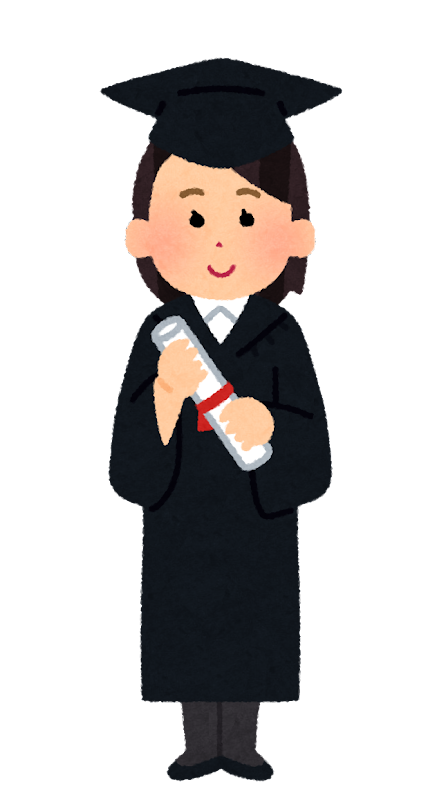 大学 卒業 イラスト詳細 2位