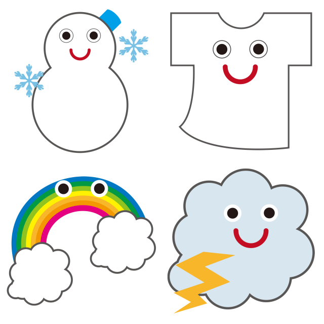 天気 イラスト おしゃれ詳細 3位