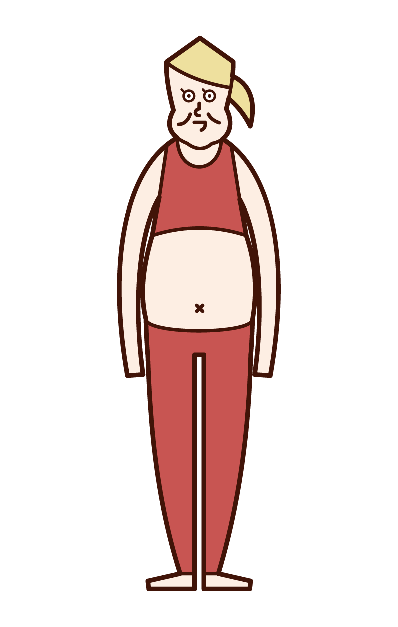 太った 女性 画像詳細 5位