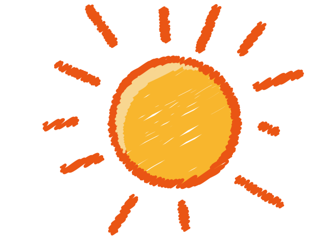 太陽 イラスト かわいい 手書き詳細 13位