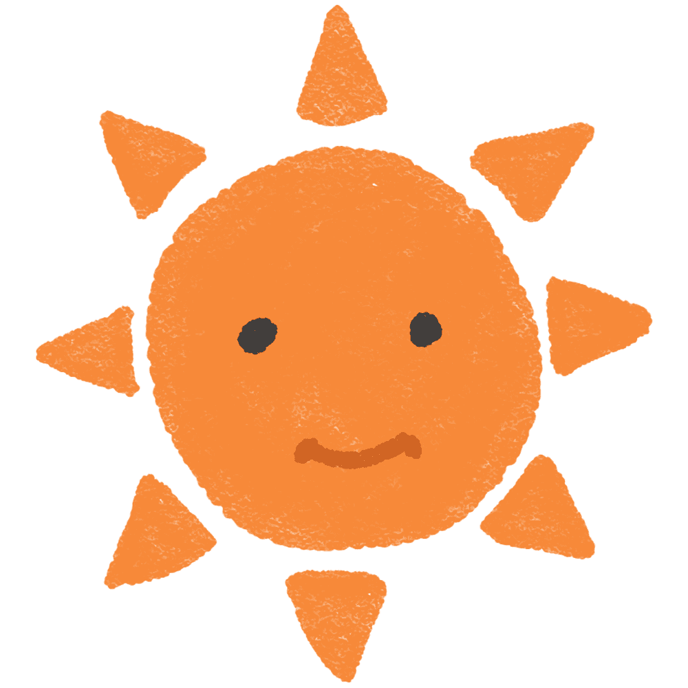 太陽 イラスト かわいい 手書き詳細 6位