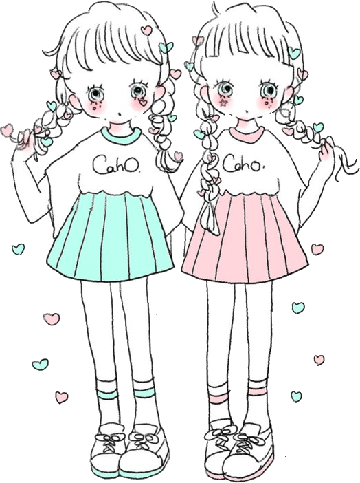女の子 イラスト 韓国詳細 3位