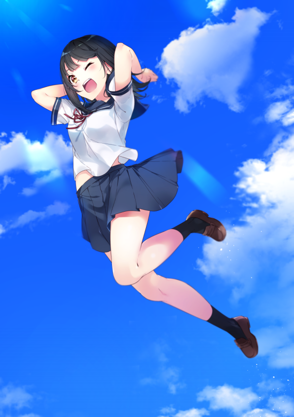 女の子 ジャンプ イラスト詳細 11位