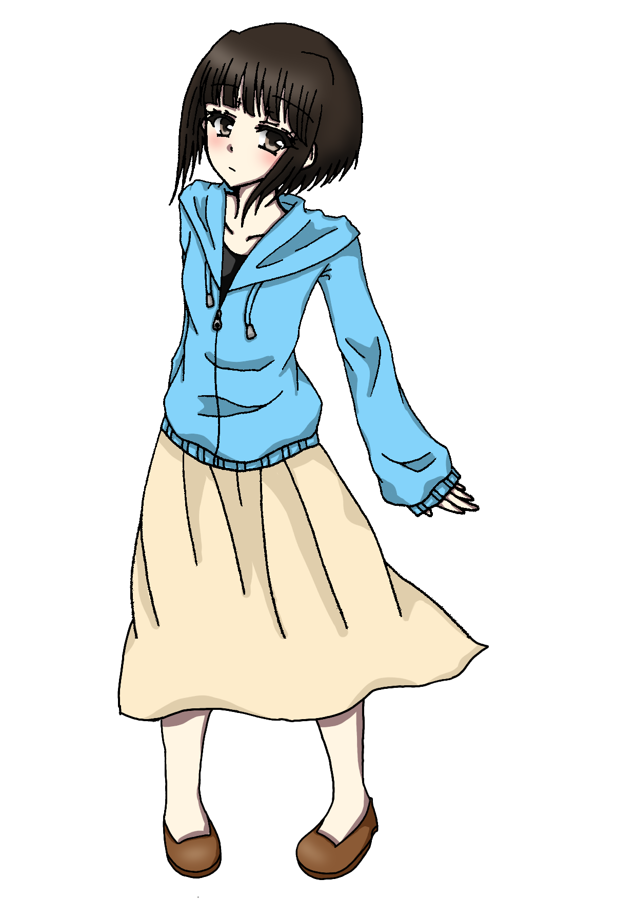 女の子 スカート イラスト詳細 5位