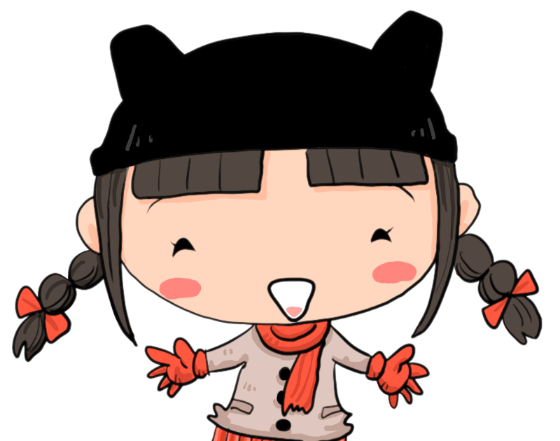 女の子 マフラー イラスト詳細 4位