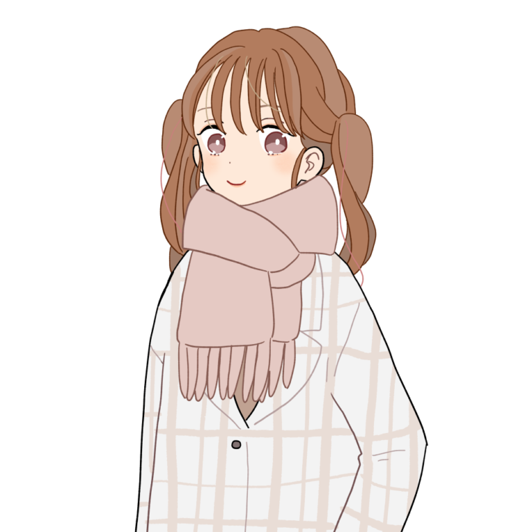 女の子 マフラー イラスト詳細 7位