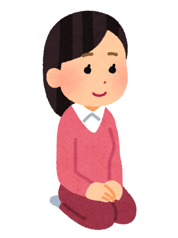 女の子 座っ てる イラスト詳細 14位