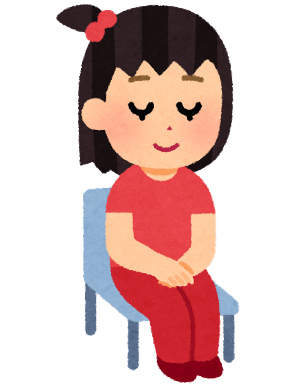 女の子 座っ てる イラスト詳細 6位