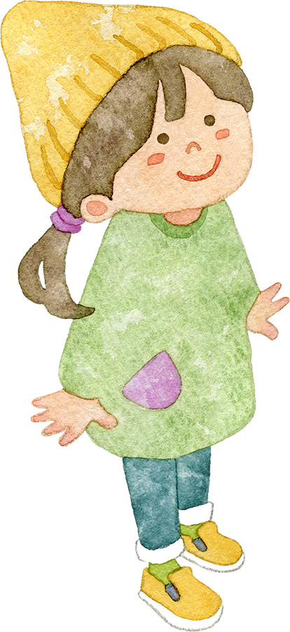 女の子 水彩画 イラスト - KibrisPDR