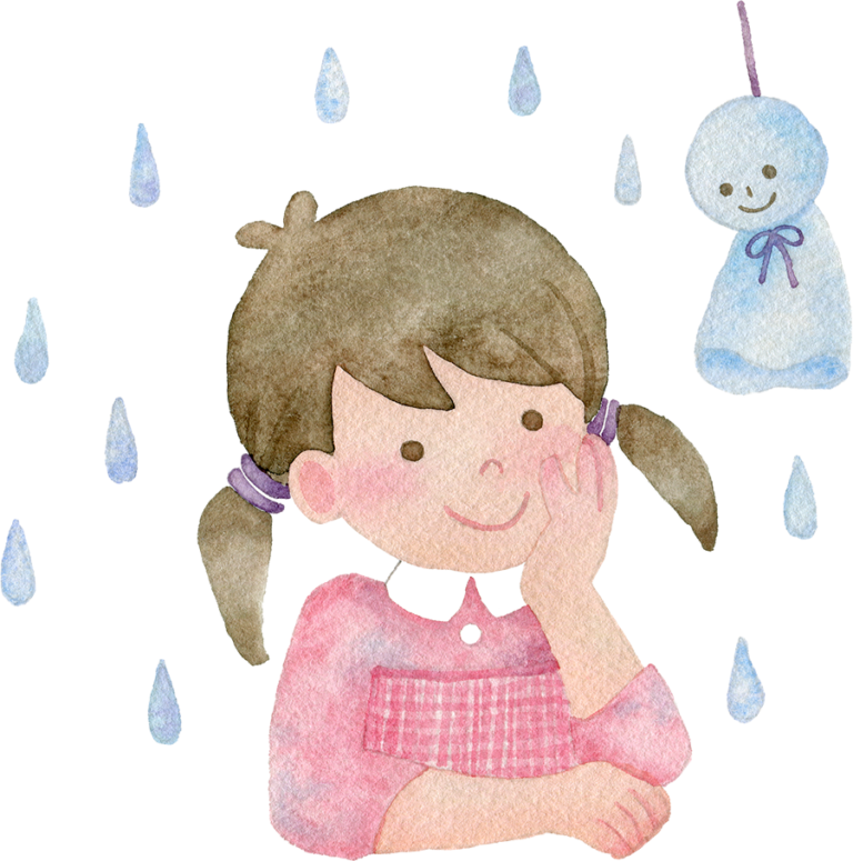 女の子 水彩画 イラスト詳細 6位