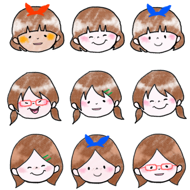 女の子 髪型 一覧 イラスト詳細 3位