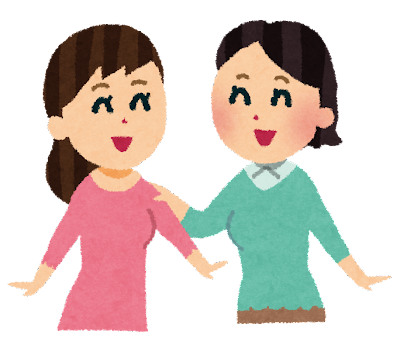 女子 2 人 イラスト詳細 10位