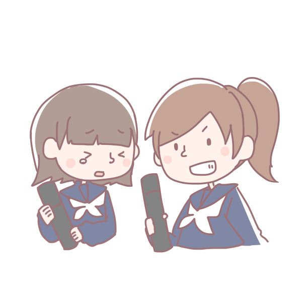 女子 2 人 イラスト詳細 5位