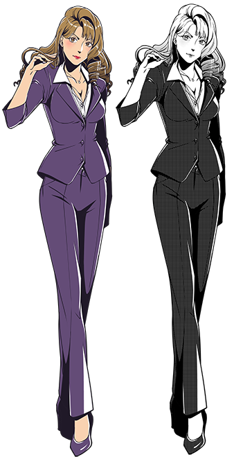 女性 スーツ イラスト詳細 7位