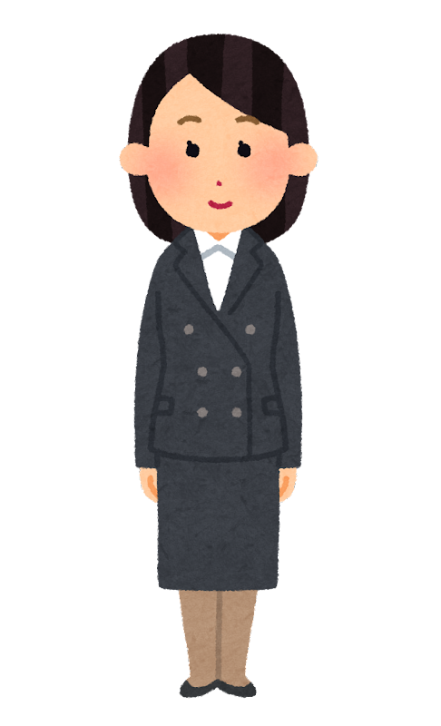 女性 スーツ イラスト詳細 2位