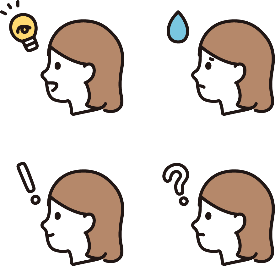 女性 横顔 イラスト詳細 11位