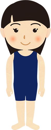 女性 水着 イラスト詳細 3位