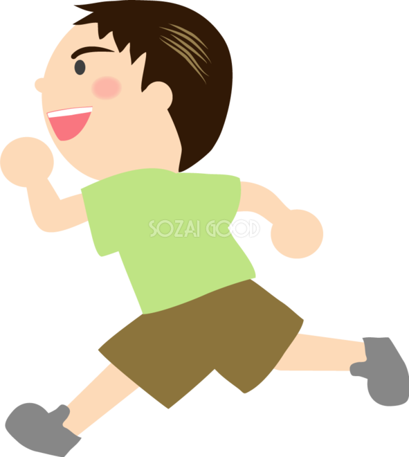 子供 走る イラスト詳細 10位