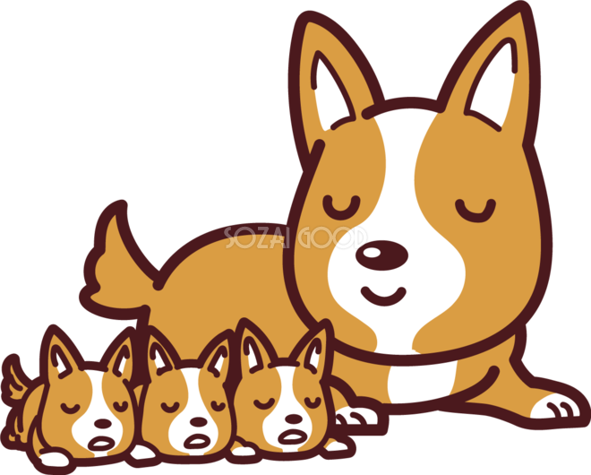 子犬 イラスト かわいい詳細 11位