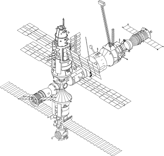 宇宙 ステーション イラスト詳細 7位