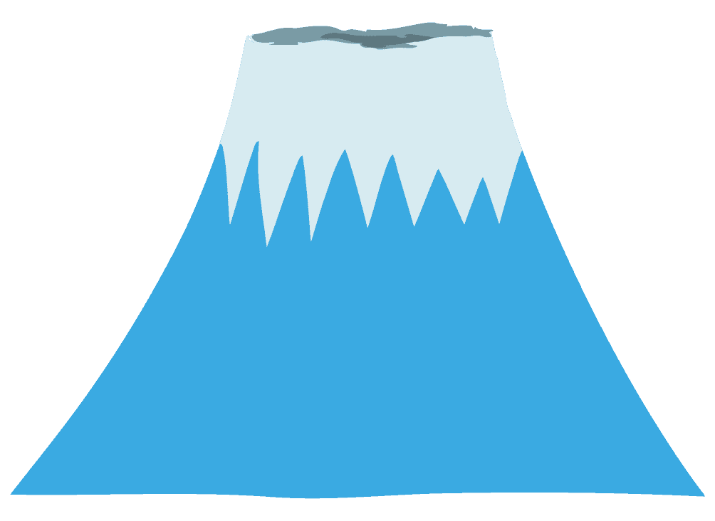 富士山 イラスト おしゃれ詳細 7位