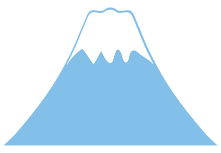 富士山 イラスト シンプル詳細 11位