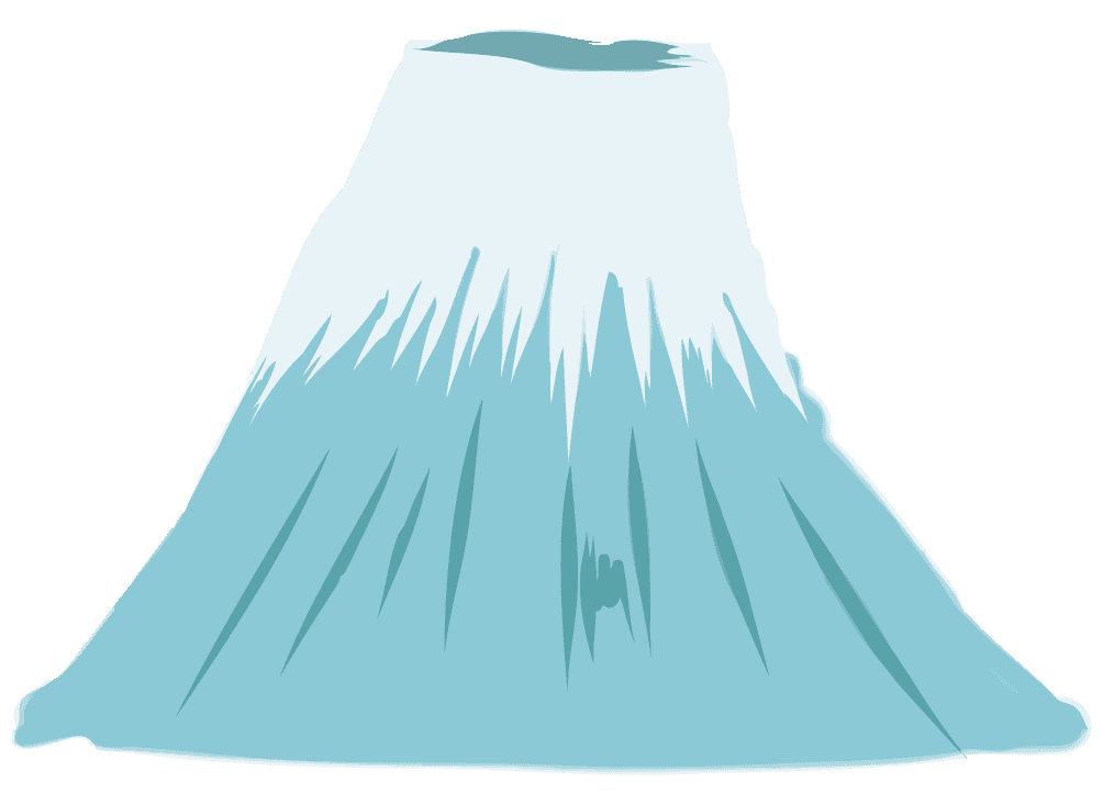 富士山 イラスト シンプル詳細 4位