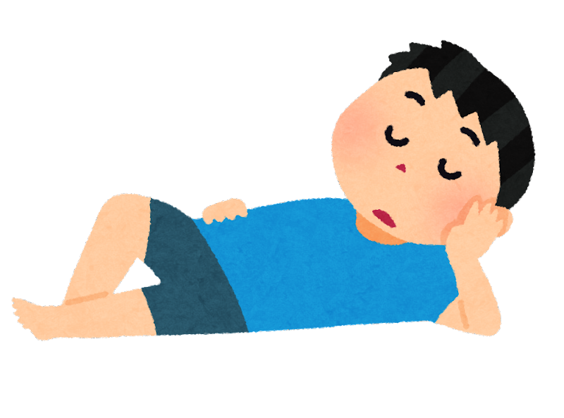 寝 て いる 人 イラスト詳細 4位
