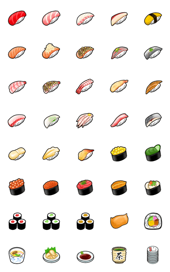 寿司 絵文字詳細 2位