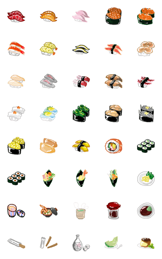 寿司 絵文字詳細 5位
