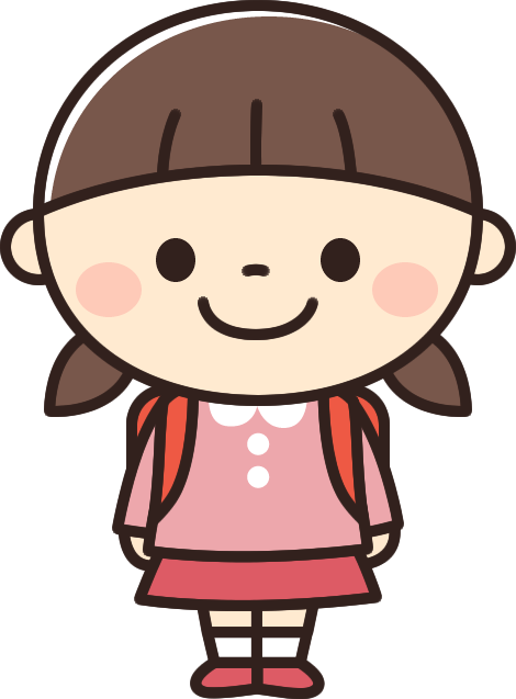 小学生 女の子 イラスト かわいい - KibrisPDR