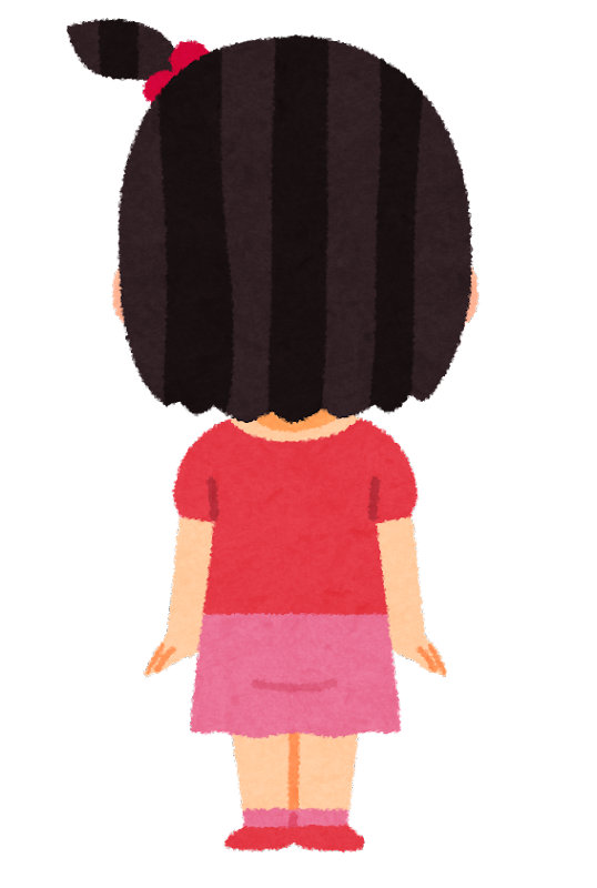 小学生 後ろ姿 イラスト詳細 5位