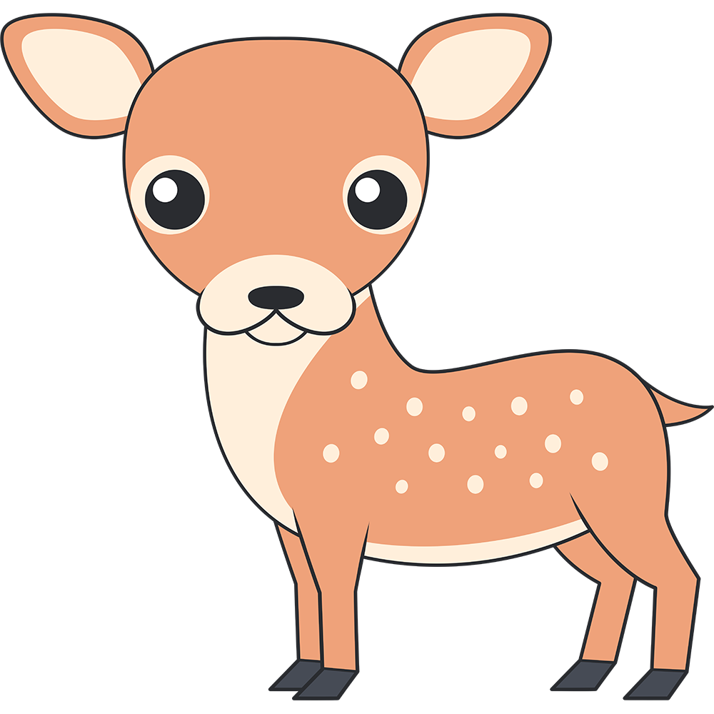 小鹿 イラスト詳細 2位