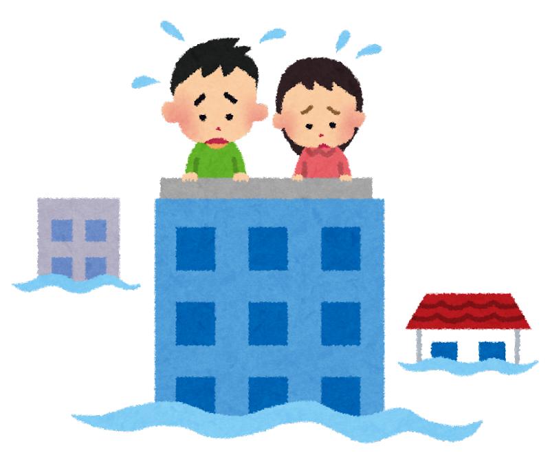 屋上 イラスト フリー詳細 2位