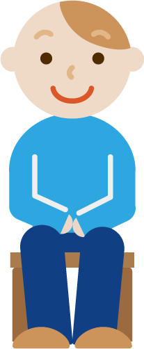 座っ てる イラスト 男詳細 7位