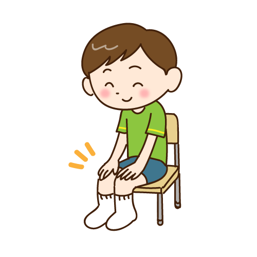 座る 姿勢 イラスト詳細 5位