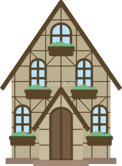 建物 フリー 素材詳細 6位